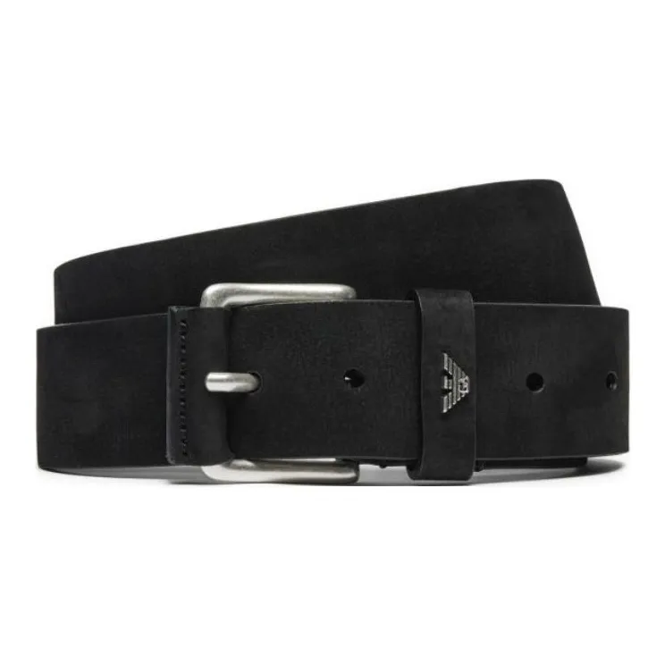 EMPORIO ARMANI Logo plaque Belt-0
