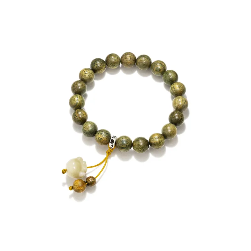 Jodie&Kevin Green Sandalwood Bracelets Unisex-0
