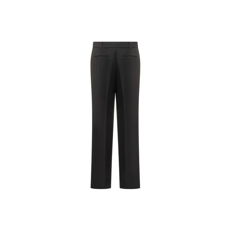 MICHAEL KORS Straight Leg Pleated Pants-1