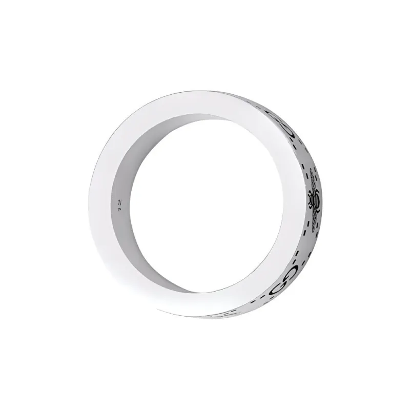 GUCCI Gg And Bee Engraved Wide Ring-2