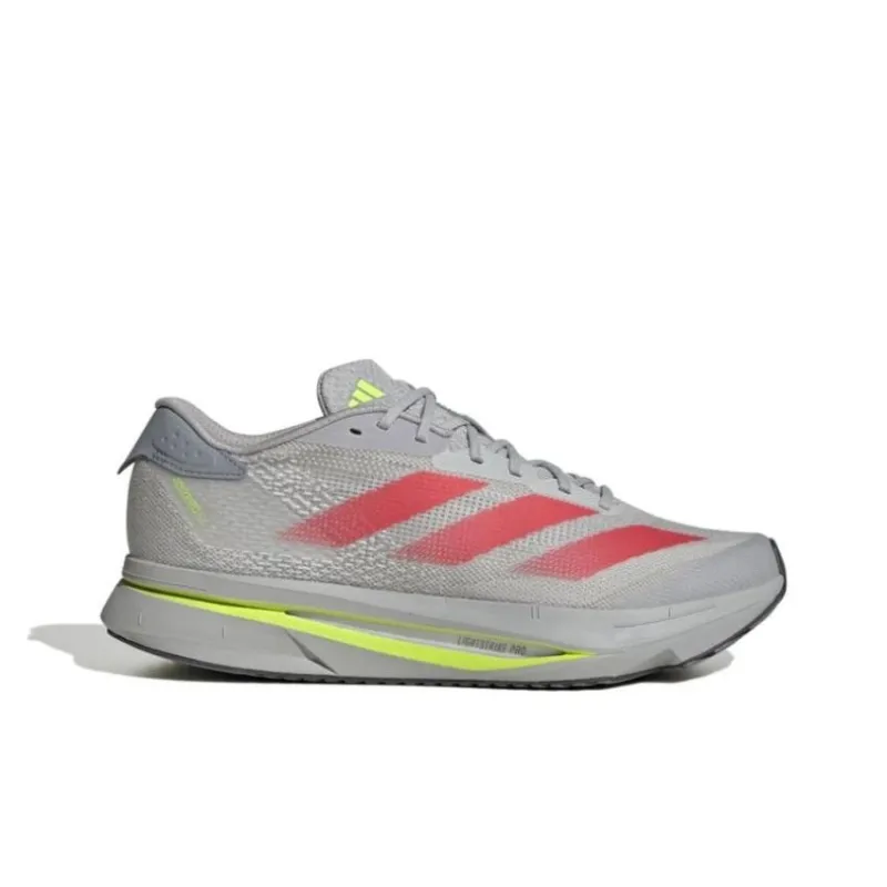 Adidas Adizero SL2 Anti Slip And Wear Resistant Breathable Low Top Running Shoes Unisex Gray Red Yellow-1