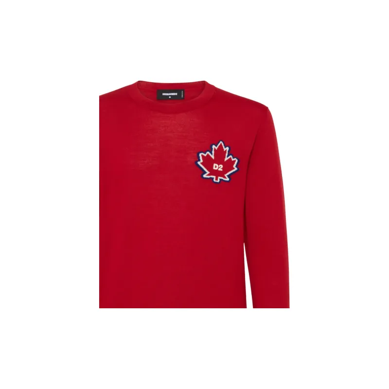 DSQUARED2 Embroidered Logo Jumper-2