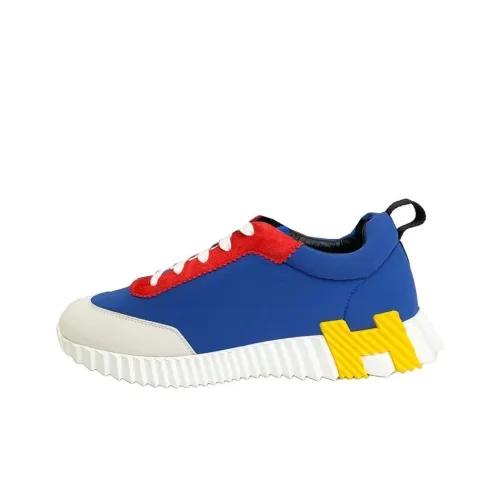HERMES Low-Top Casual Shoes Men's Blue