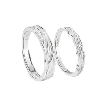 CHINA GOLD S925 Silver Rings Unisex