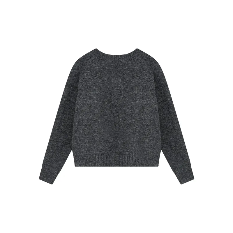 ZXZA Knitwear Women's Dark Gray-1
