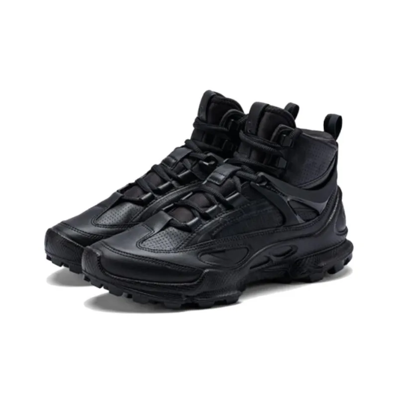 Ecco High Top Outdoor Shoes Women's Black-2