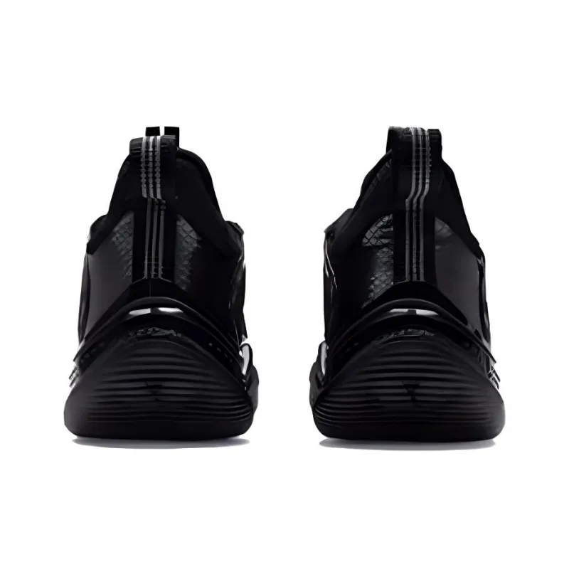 XTEP Durable Breathable Low Top Basketball Shoes Men's Black-2
