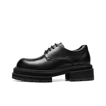 TUATARA Men's Casual Shoes Men Low Top Black/Black With Green Base