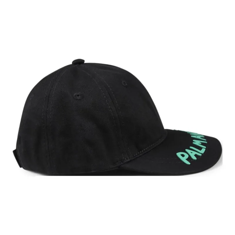 PALM ANGELS Logo Printed Baseball Cap-1
