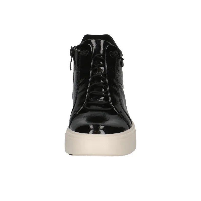 CAPRICE Manou Anti-Slip Wear-Resistant High-Top Skateboard Shoes Women's Black-4