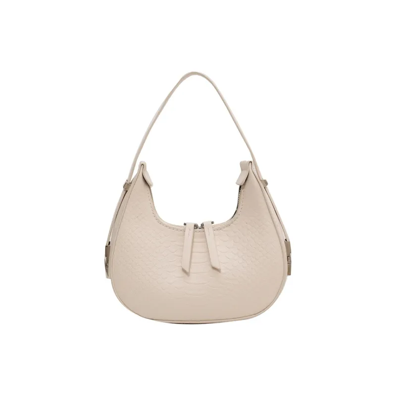 Yalu PU Handbag Regular Women's Ecru/Black/Yellow/Khaki/Brown-0
