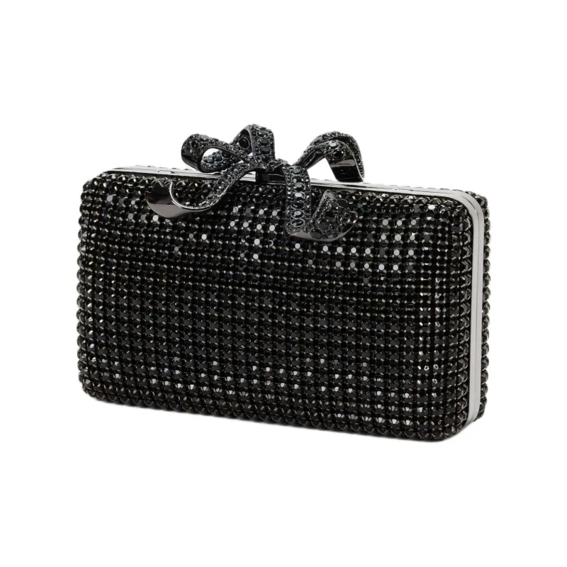 Self portrait Crystal Box Clutch Bag-2