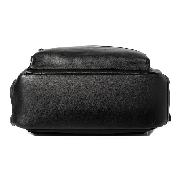 Sharkborough Cow Leather Backpack Regular Men's Black-6