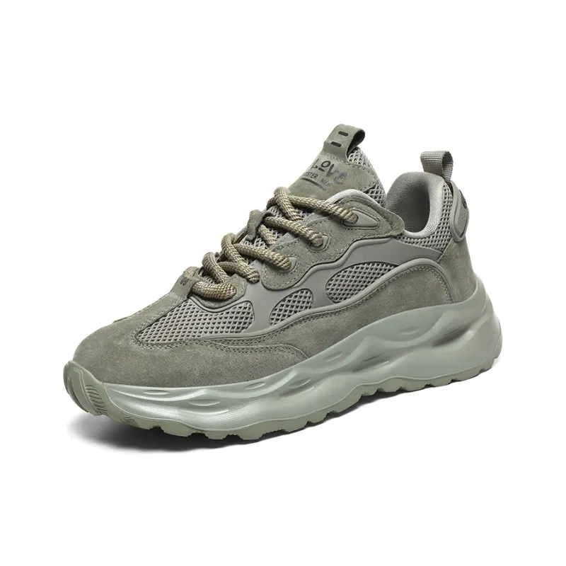 OFFER-AITR Anti-Slip And Wear-Resistant Height Increasing Low-Top Chunky Sneakers Unisex-1