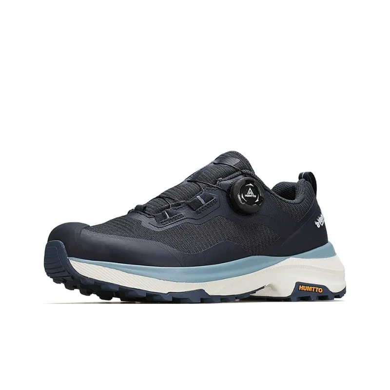 HUMTTO Cushioned Slip Resistant Rebound Low Top Outdoor Shoes Men's Dark Blue-1