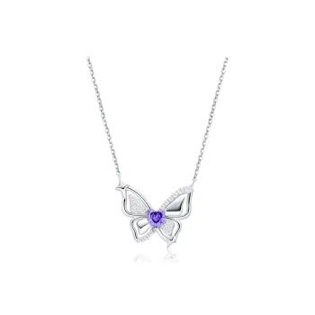 CHIEMOT S925 Silver Collarbone Chain Women's