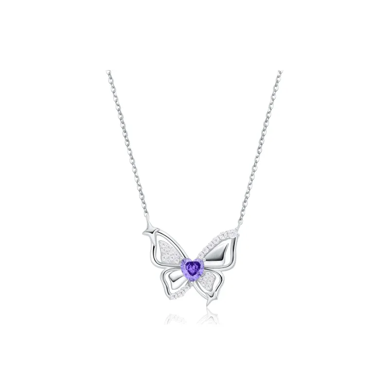 CHIEMOT S925 Silver Collarbone Chain Women's-0