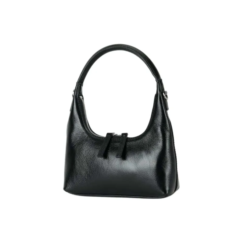 MARGE SHERWOOD Cow Leather One Shoulder Handbags Medium Size Women's Black-1