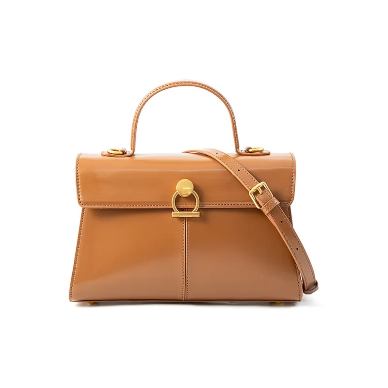 Vigno Synthetic Leather Handbag, One Shoulder, Crossbody Bag Regular Women's Red-12