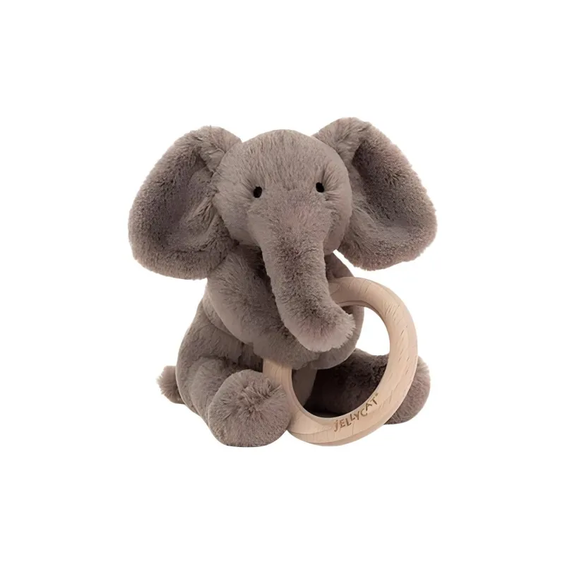 JELLYCAT Jungle Animal Collection Elephant Dolls Plush Doll 14cm Height-0