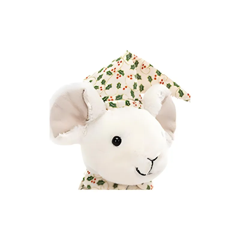 JELLYCAT Forest Animal Collection Happy Mouse Dolls Plush Doll 18CM High-1