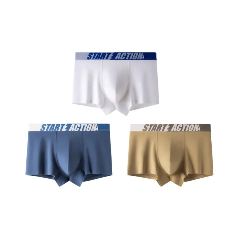Qiao Ni Tong Underpants Men's 3 Pack-0