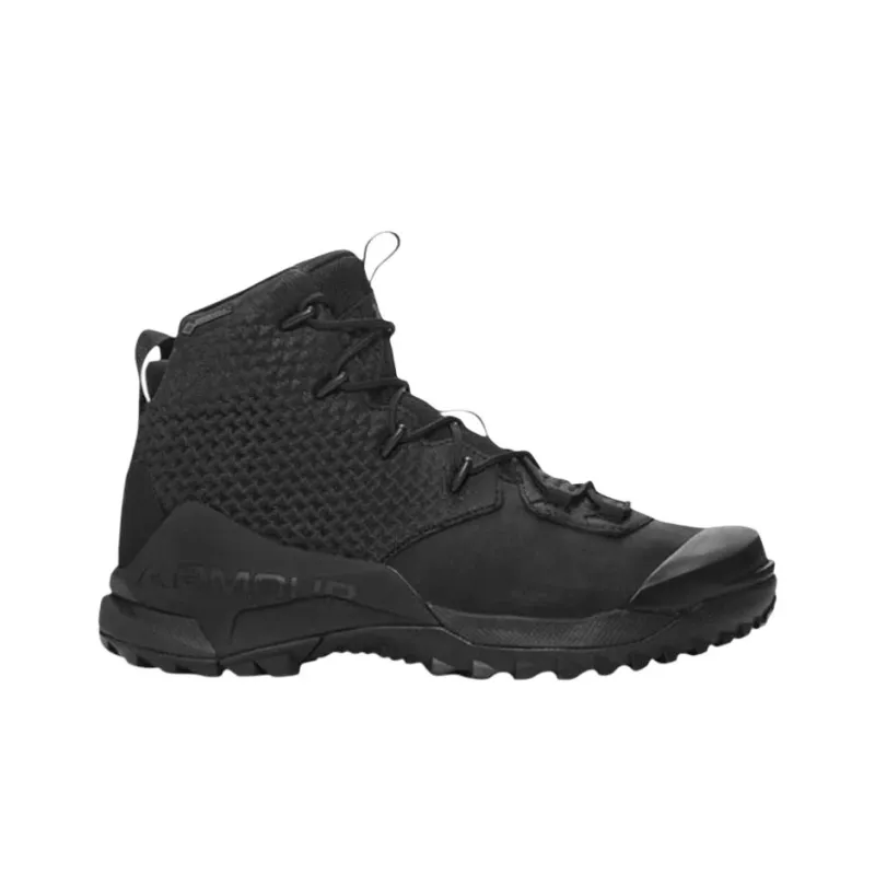 Under Armour Anti Slip Wear Resistant Mid Top Hiking Shoes Men's Black-1