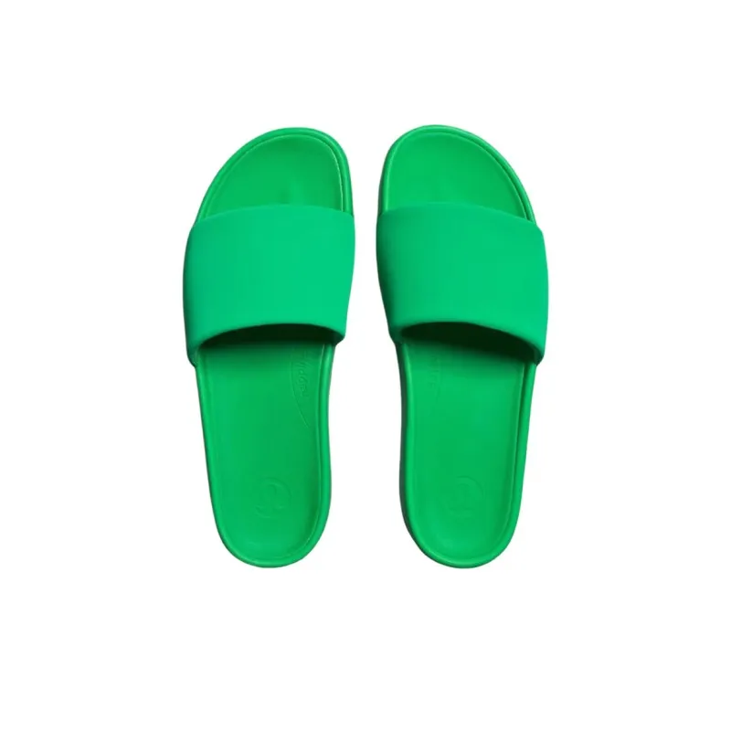 Lululemon Restfeel Slide Slip Resistant Quick Dry Slide Slippers Men's Green-3