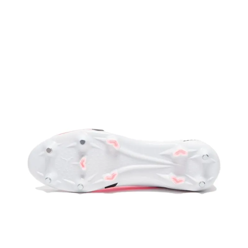 PUMA Ultra Play Anti Slip Wear Resistant Soccer Shoes Men's White Red-4