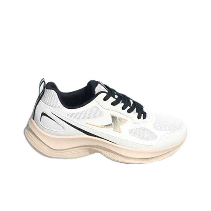 XTEP Anti Slip And Wear Resistant Breathable Low Top Casual Running Shoes Men's White Sand Gray-3
