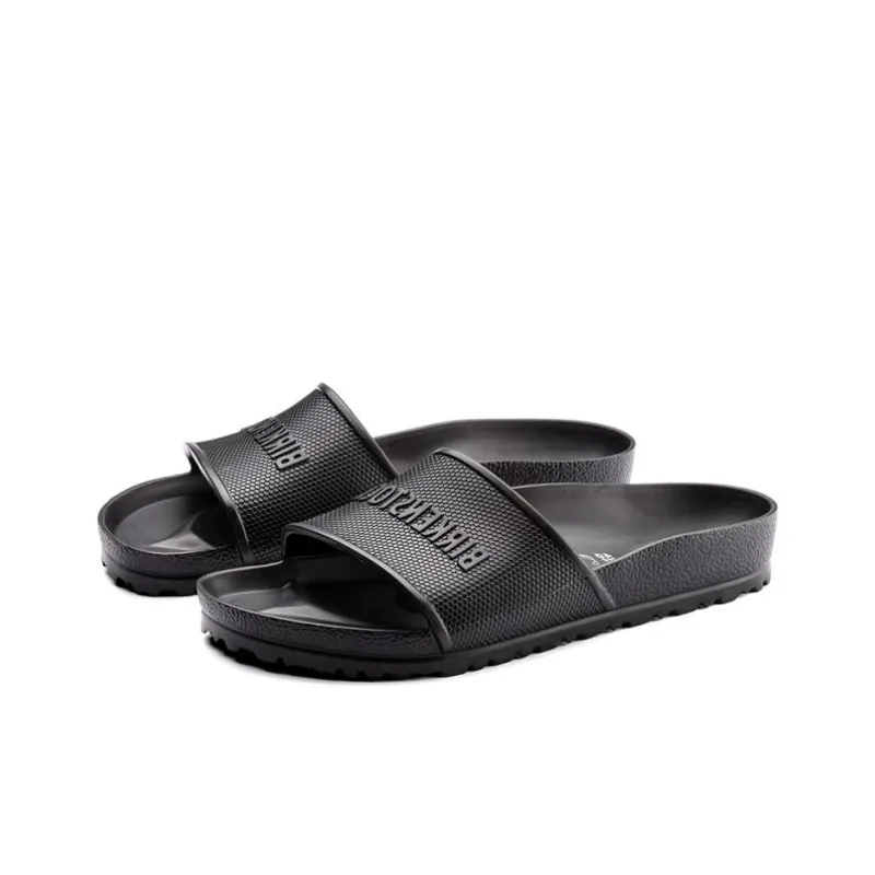 Birkenstock Barbados Eva Logo embossed Sliders-4