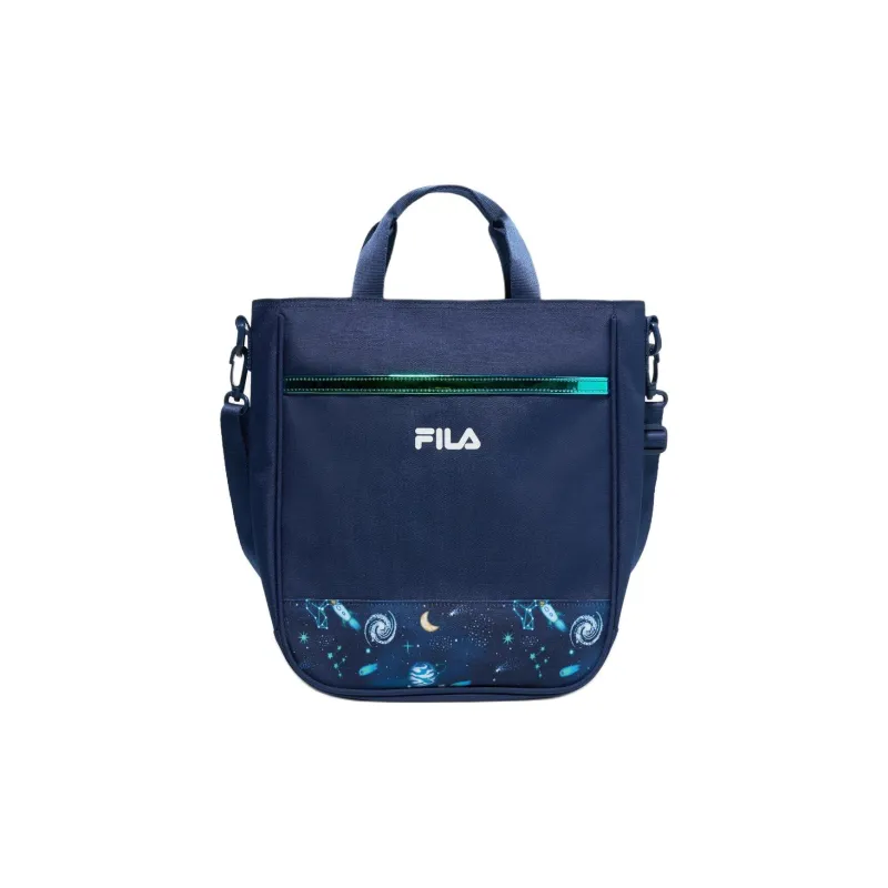 FILA Polyester Backpack Combo Set Men's Blue-4