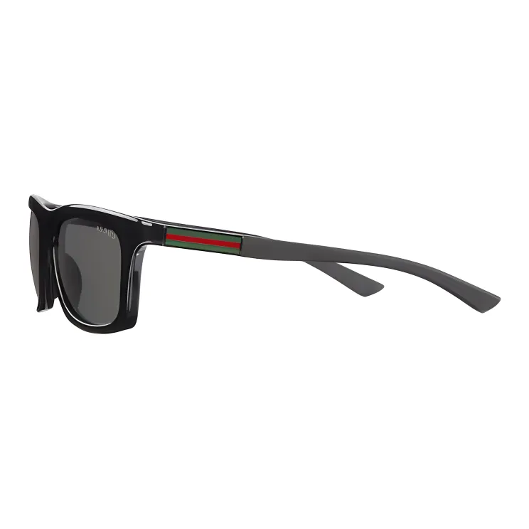 GUCCI Injection Molded Square Sunglasses Men's Black-0