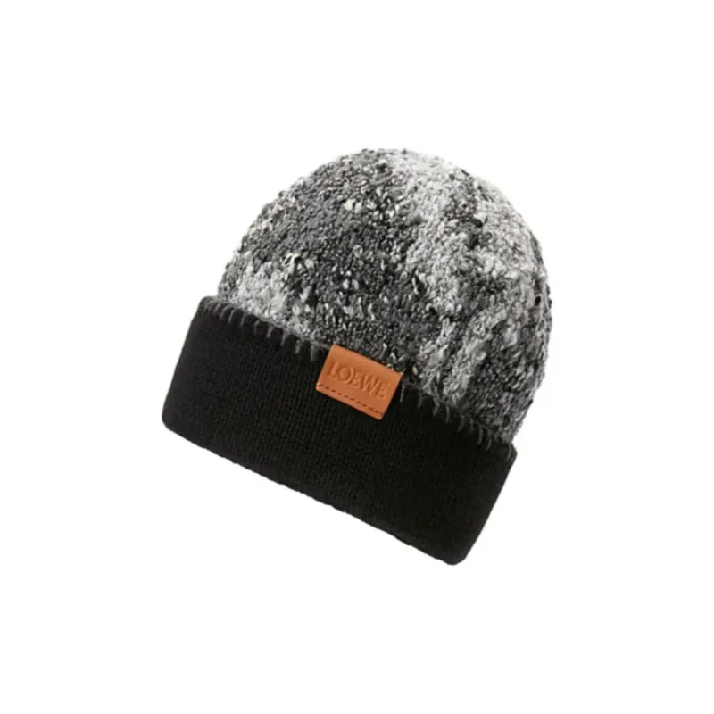 LOEWE Wool Beanies Women's Black-2