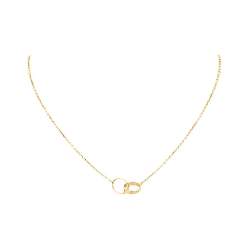 CARTIER Love Necklace Collection 18K Gold Necklaces Women's-0