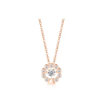 CHIEMOT S925 Silver Collarbone Chain Women's