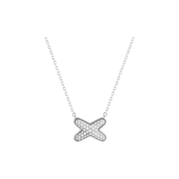 Chaumet Liens Lineage Lifetime Series 18K White Gold Necklaces Women's Silver