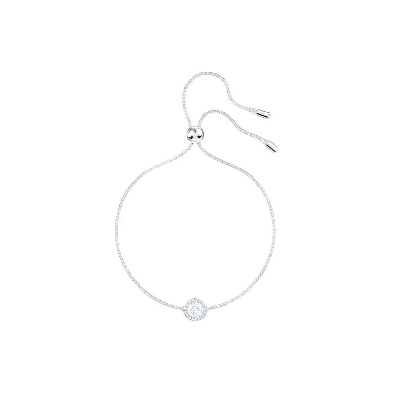 Swarovski Rhodium Plated Bracelets Women's White-2