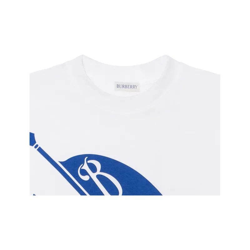 Burberry EKD print Cotton T shirt-7