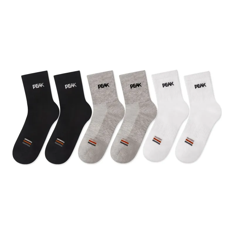PEAK Mid Calf Socks Unisex 6 Pack-9