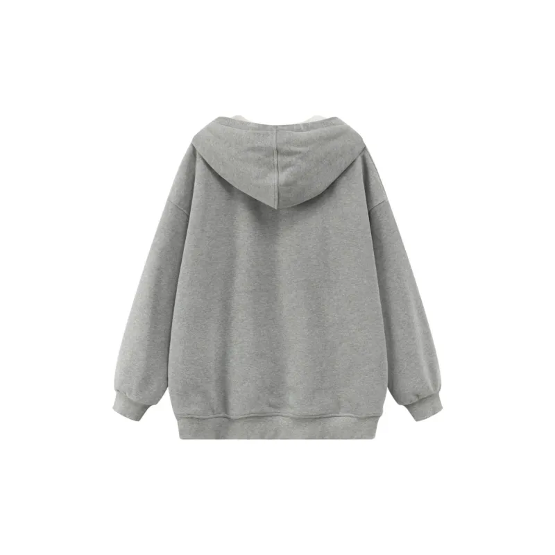 CHUU Sweatshirt Women's Light Heather Gray-1