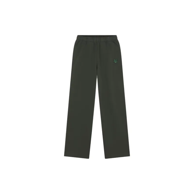 Maison Kitsune Bold Fox Head Patch Pants-1