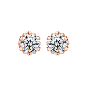 ZUOHUO S999 Silver Stud Earrings Women's