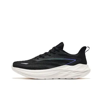 Erke Master Of The Wind 2 Cushioning Lightweight Rebound Low Top Running Shoes Men's Black