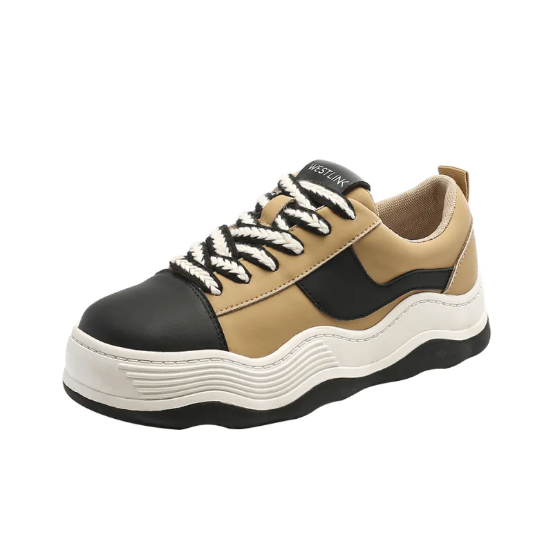WESTLINK Breathable Height Increase Low Top Skateboard Shoes Women's-6