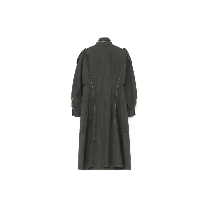 Yohji Yamamoto Trench Coat Women's Black-1