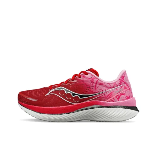 Saucony Endorphin Speed 3 Anti Slip Wear Resistant Low Top Casual Running Shoes Women's Red