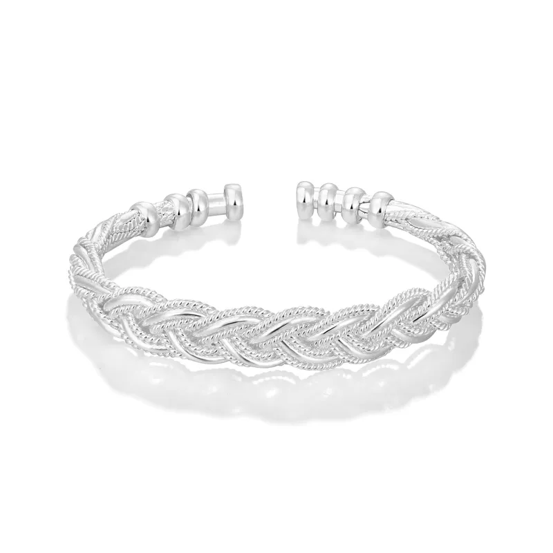 Zeroline S999 Fine Silver Bangles Women's-0