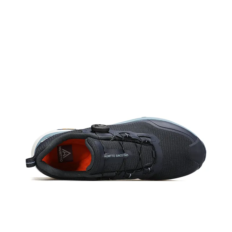 HUMTTO Cushioned Slip Resistant Rebound Low Top Outdoor Shoes Men's Dark Blue-2