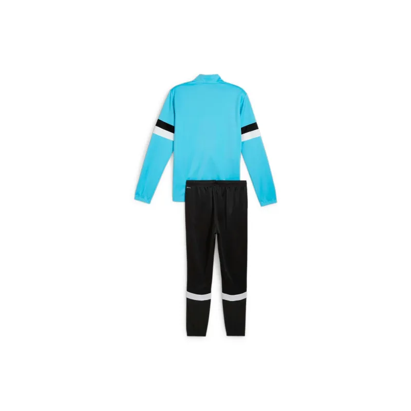 PUMA Soccer Jersey Sets Men Blue Coat+Black Pants-1